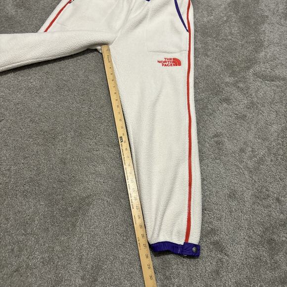 North Face Pants Women’s Size Large White Fleece Side Zip Ladies Outdoors - Picture 5 of 6